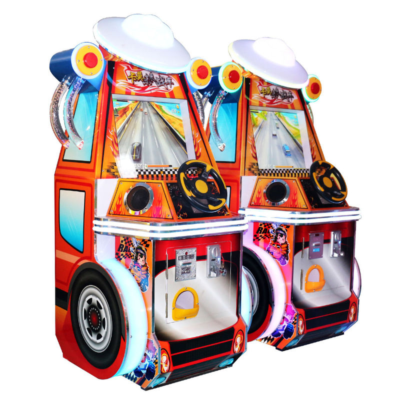 Kids Car Racing Game Machine Wheel Simulator Racing D650*W550*H1200mm